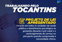 PL APRESENTADO! ATENDIMENTO PSICOLÓGICO PARA GESTANTES