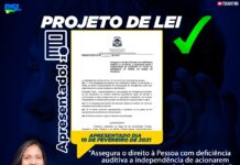 PL APRESENTADO: DIREITO DAS PESSOAS COM DEFICIENCIA ACIONAREM A EMERGÊNCIA