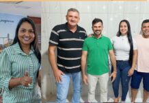 Em Santa Fé, vereadores Genival e Savana declaram apoio ao pré-candidato a prefeito Marcio Capivara