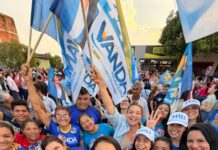 Vanda Monteiro reúne militância e visita comerciantes durante caminhada na região norte de Palmas