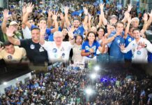 Multidão acompanha Deputada Vanda durante encerramento da campanha na região sul de Palmas