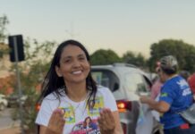 Vanda Monteiro reúne militância e apoiadores em grande adesivaço na região sul de Palmas